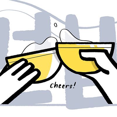 건배! Cheers! Cookbook illustration 1 of 90